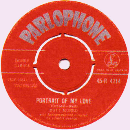 Portrait Of My Love / You're The Top Of My Hit Parade