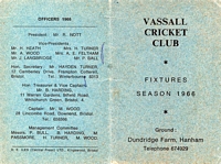 1966 fixtures