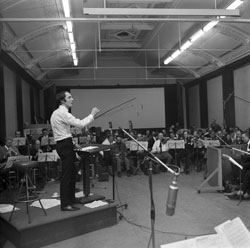 John Barry conducting You Only Live Twice at CTS Studios